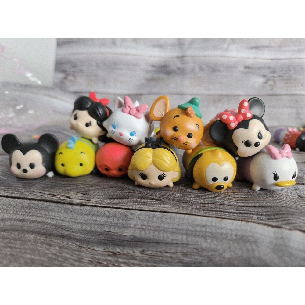 Disney Tsum Tsum Figures And Accessories Various Sizes 33 Total Pcs.